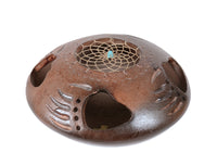 Navajo Pottery with Dream Catcher By Fernandez Benally