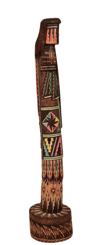 Navajo Long Hair Kachina Doll By F.B.