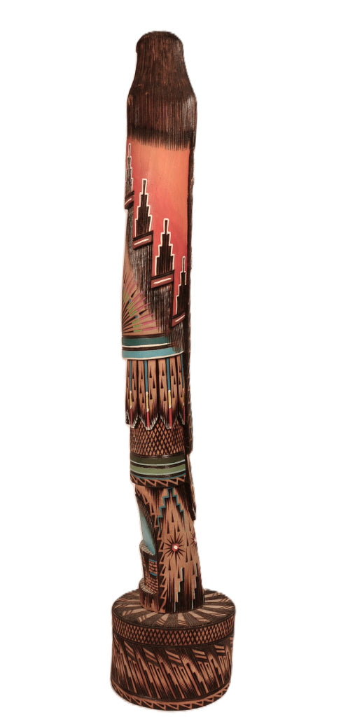 Navajo Long Hair Kachina Doll By F.B.
