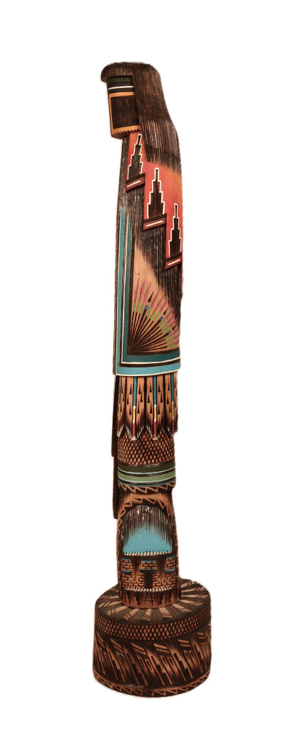 Navajo Long Hair Kachina Doll By F.B.