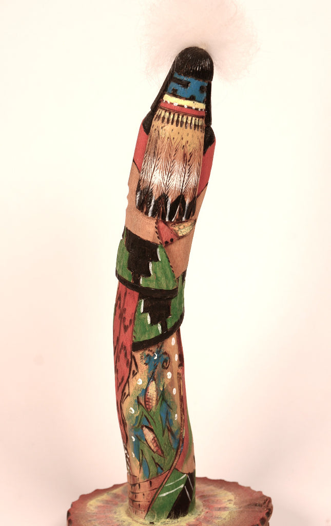 Navajo Long Hair Kachina Doll By Leroy Valentine