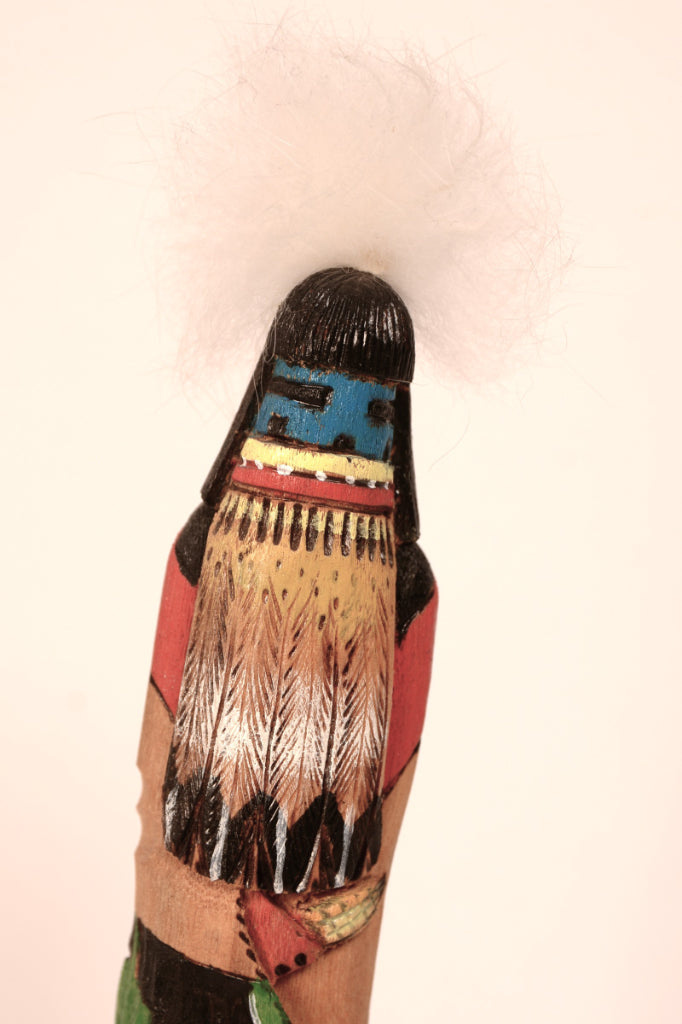 Navajo Long Hair Kachina Doll By Leroy Valentine