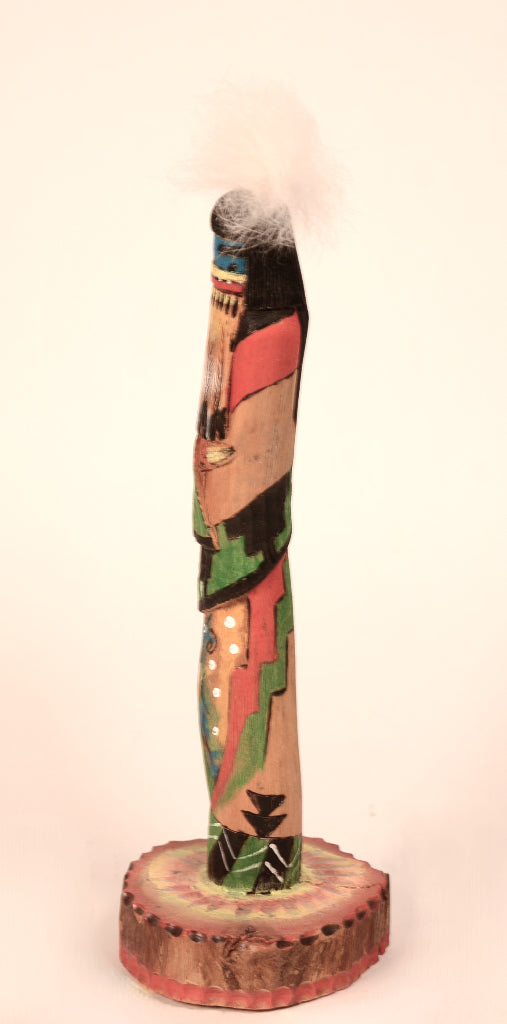 Navajo Long Hair Kachina Doll By Leroy Valentine