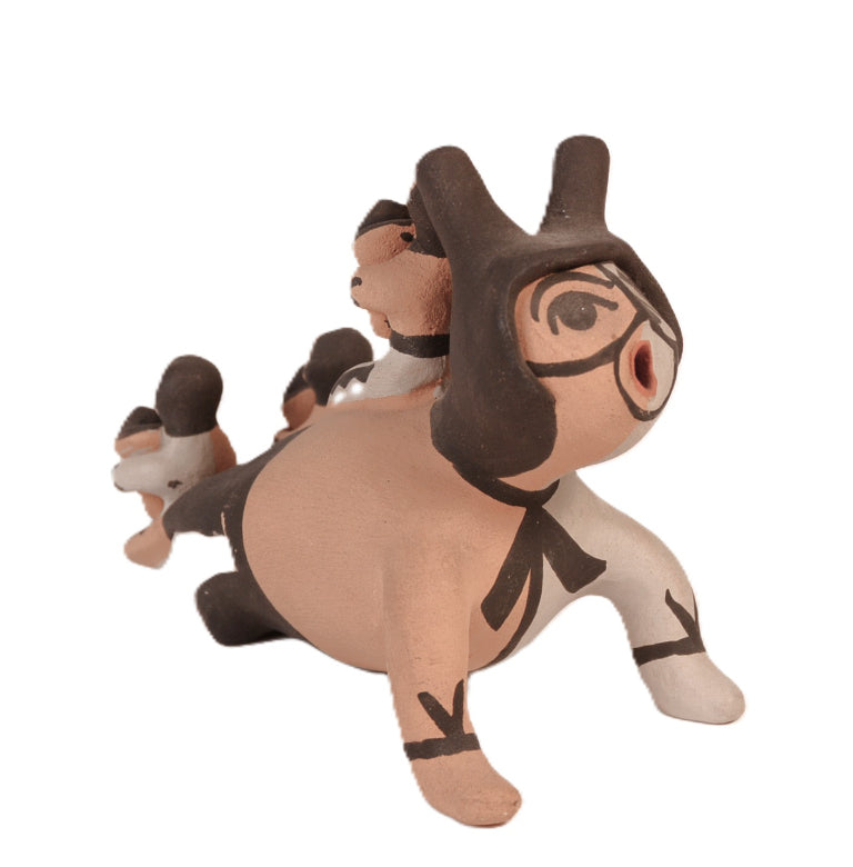 Jemez Pueblo Storyteller Pottery Doll By F. Fragua
