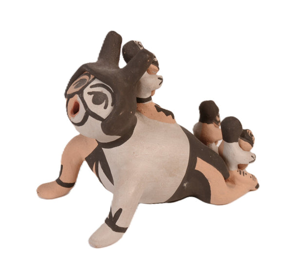 Jemez Pueblo Storyteller Pottery Doll By F. Fragua