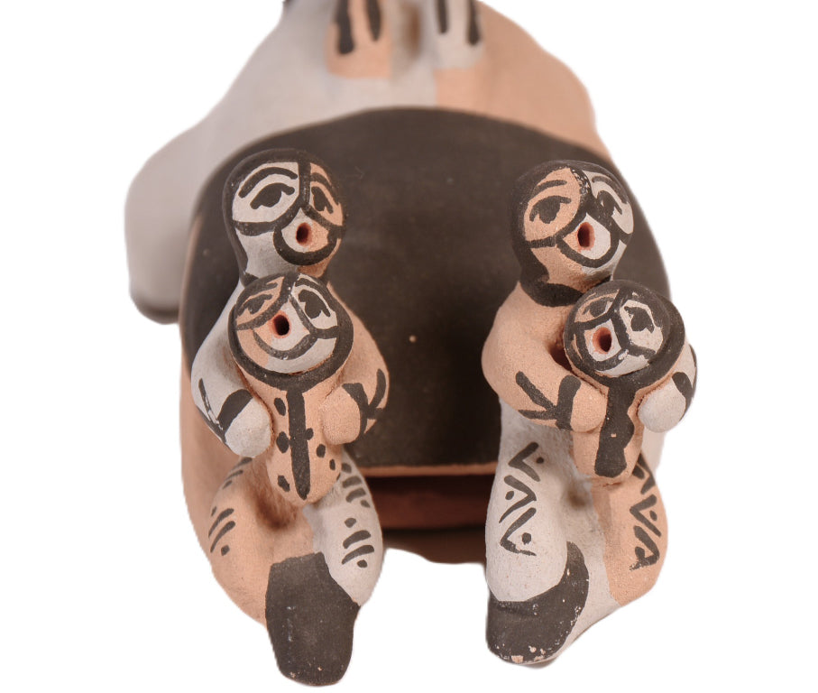 Jemez Pueblo Storyteller Pottery Doll By F. Fragua