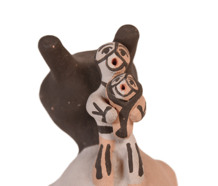 Jemez Pueblo Storyteller Pottery Doll By F. Fragua