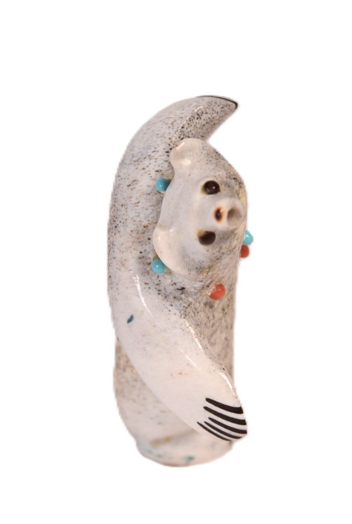 Zuni Pueblo Dancing Antler Bear Fetish By Claudia Peina