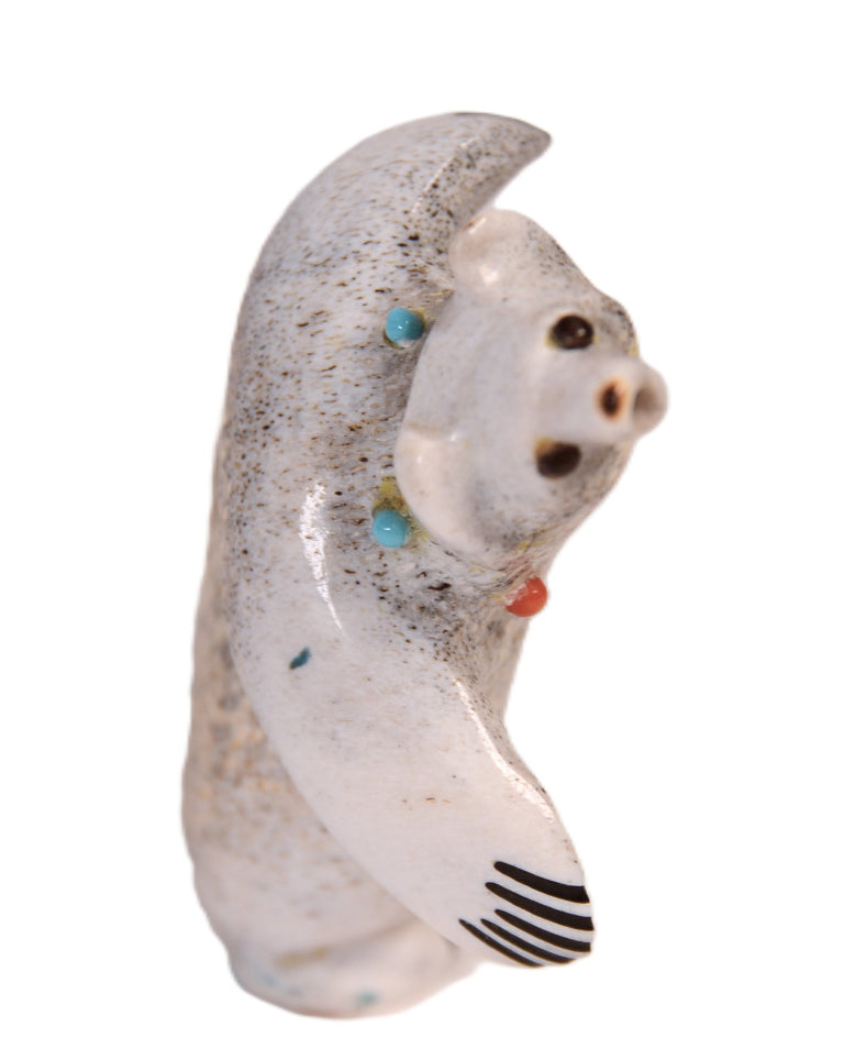 Zuni Pueblo Dancing Antler Bear Fetish By Claudia Peina