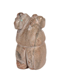 Zuni Pueblo Hugging Bears Fetish By Fitz Kiyite
