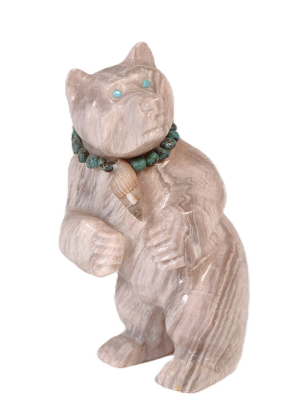 Zuni Pueblo Standing Bear Fetish By A.E.