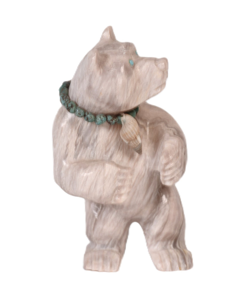Zuni Pueblo Standing Bear Fetish By A.E.