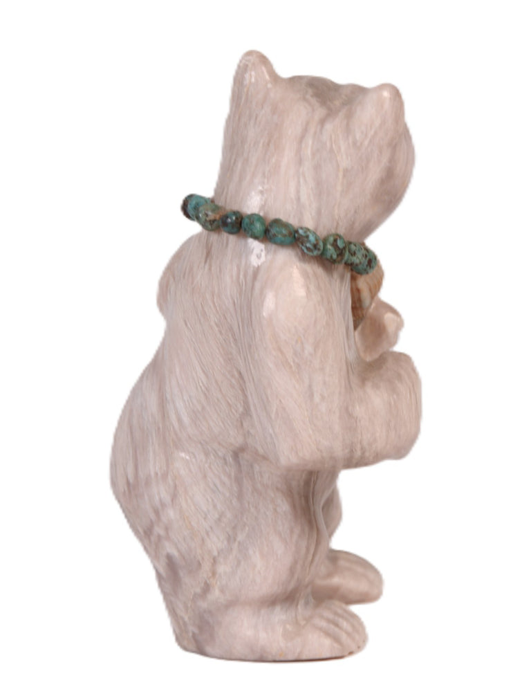 Zuni Pueblo Standing Bear Fetish By A.E.