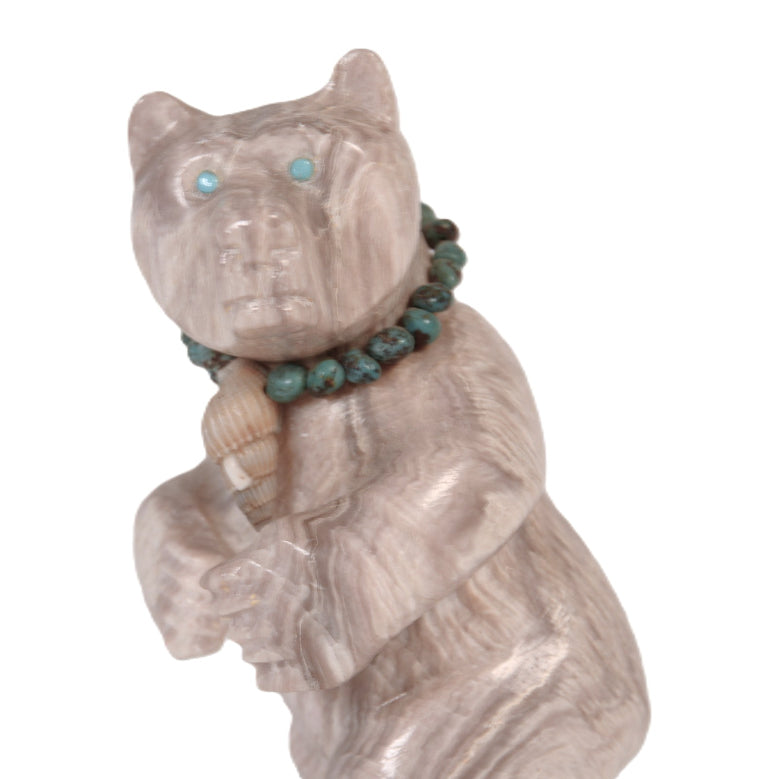 Zuni Pueblo Standing Bear Fetish By A.E.