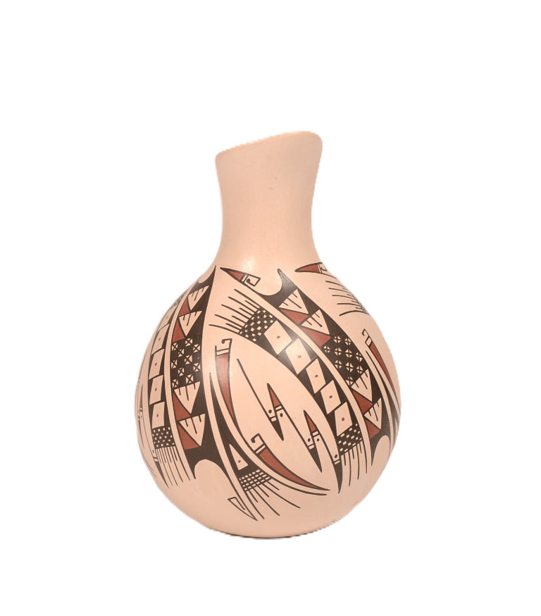 Mata Ortiz Mexico Pottery Vase By Lourdes Lopez