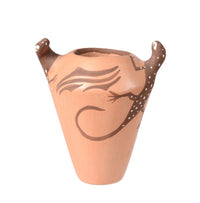 Zuni Pueblo Lizard Pottery Jar By Agnes Ponetsa