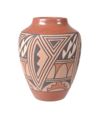 Jemez Pueblo Small Vase Pottery By Mary Louise Eteeyan