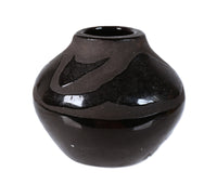 South West Commercial Black Pottery Jar By MA