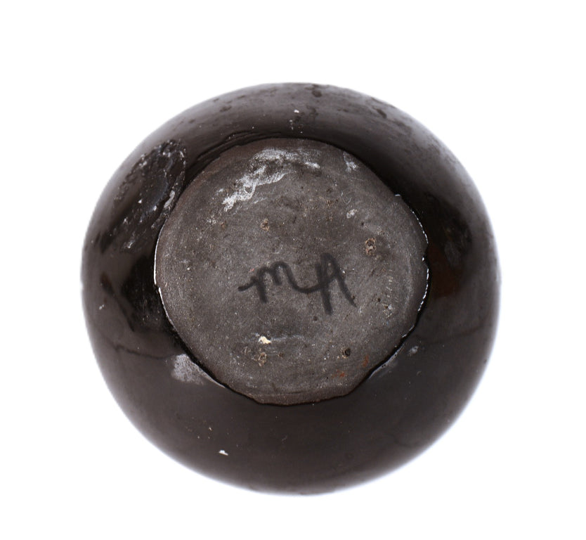 South West Commercial Black Pottery Jar By MA