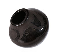 South West Commercial Black Pottery Jar By MA