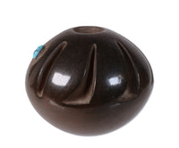 Santa Clara Pueblo Black Carved Pottery By Pauline Salazar