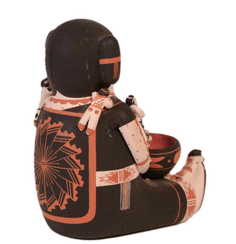 Cochiti/San Felipe Pueblo Storyteller Pottery Doll By Dena M. Suina