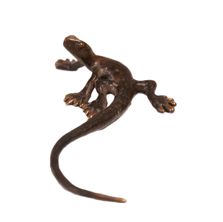 Southwest Brass Lizard Figure