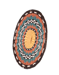 Hopi Pueblo Wicker Plate Basket