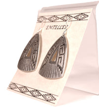 Navajo Sterling Silver Earrings By Mary C. and Everett Teller