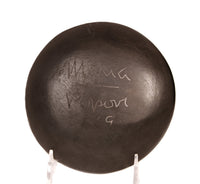 San Ildefonso Pueblo Blackware Plate By Maria Popovi