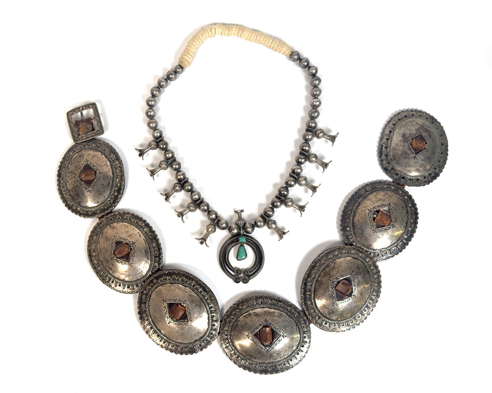 Navajo Squash Blossom First Phase Period Necklace