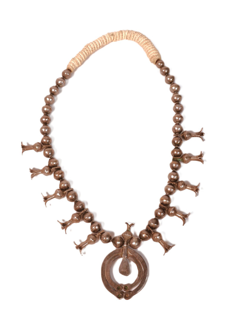 Navajo Squash Blossom First Phase Period Necklace