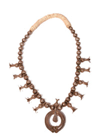 Navajo Squash Blossom First Phase Period Necklace