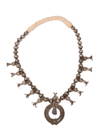 Navajo Squash Blossom First Phase Period Necklace