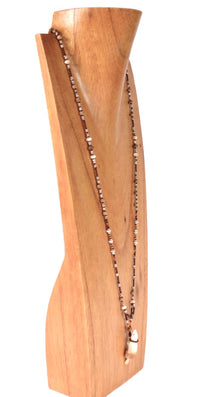 Zuni Pueblo Beaded with Beaver Fetish Necklace