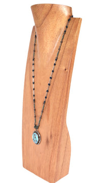 Navajo Inlay Pendant Necklace