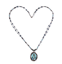 Navajo Inlay Pendant Necklace