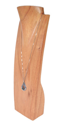 Zuni Pueblo Red Cardinal Inlay Pendant Necklace By LW