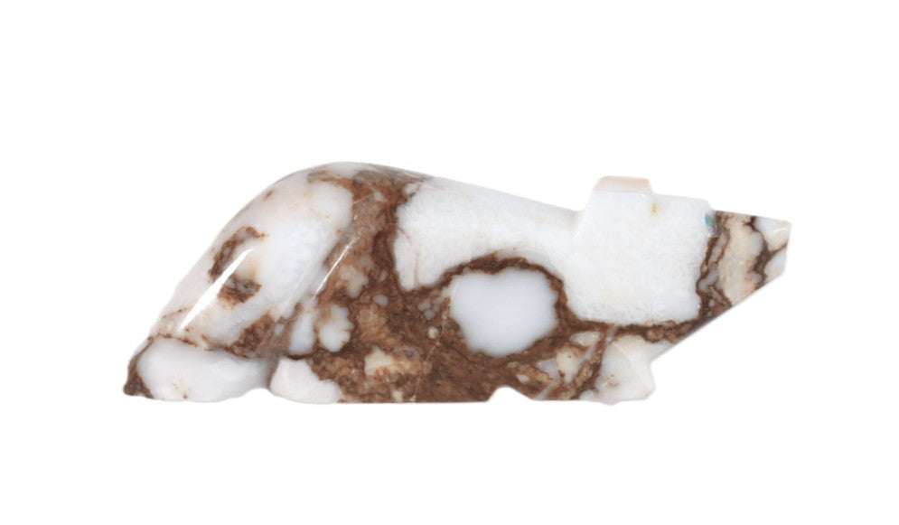 Zuni Pueblo Picasso Marble Bear Fetish By Abby Quam