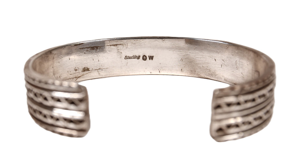 Navajo Sterling Silver and Turquoise Bracelet