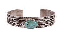 Navajo Sterling Silver and Turquoise Bracelet
