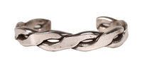Navajo Heavy Twisted Sterling Silver Bracelet