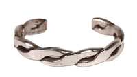 Navajo Heavy Twisted Sterling Silver Bracelet