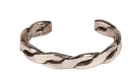 Navajo Heavy Twisted Sterling Silver Bracelet