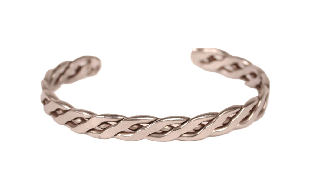 Navajo Twisted Sterling Silver Bracelet