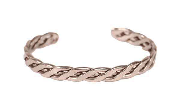 Navajo Twisted Sterling Silver Bracelet