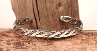 Navajo Twisted Sterling Silver Bracelet
