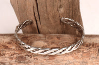 Navajo Twisted Sterling Silver Bracelet