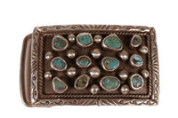 Navajo Turquoise Belt Buckle
