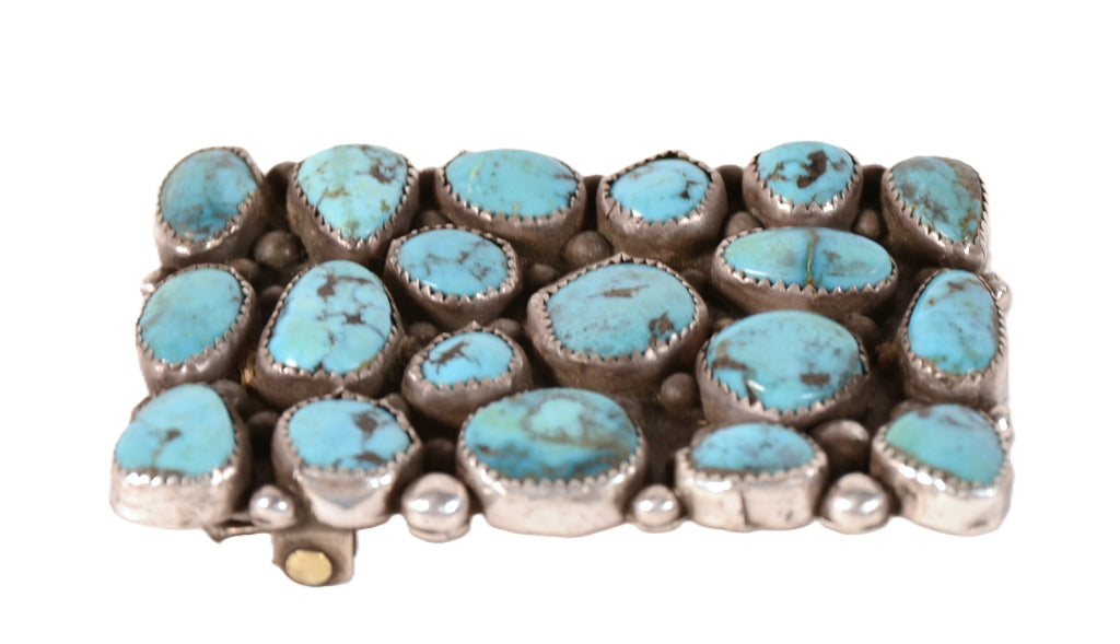 Navajo Turquoise Belt Buckle